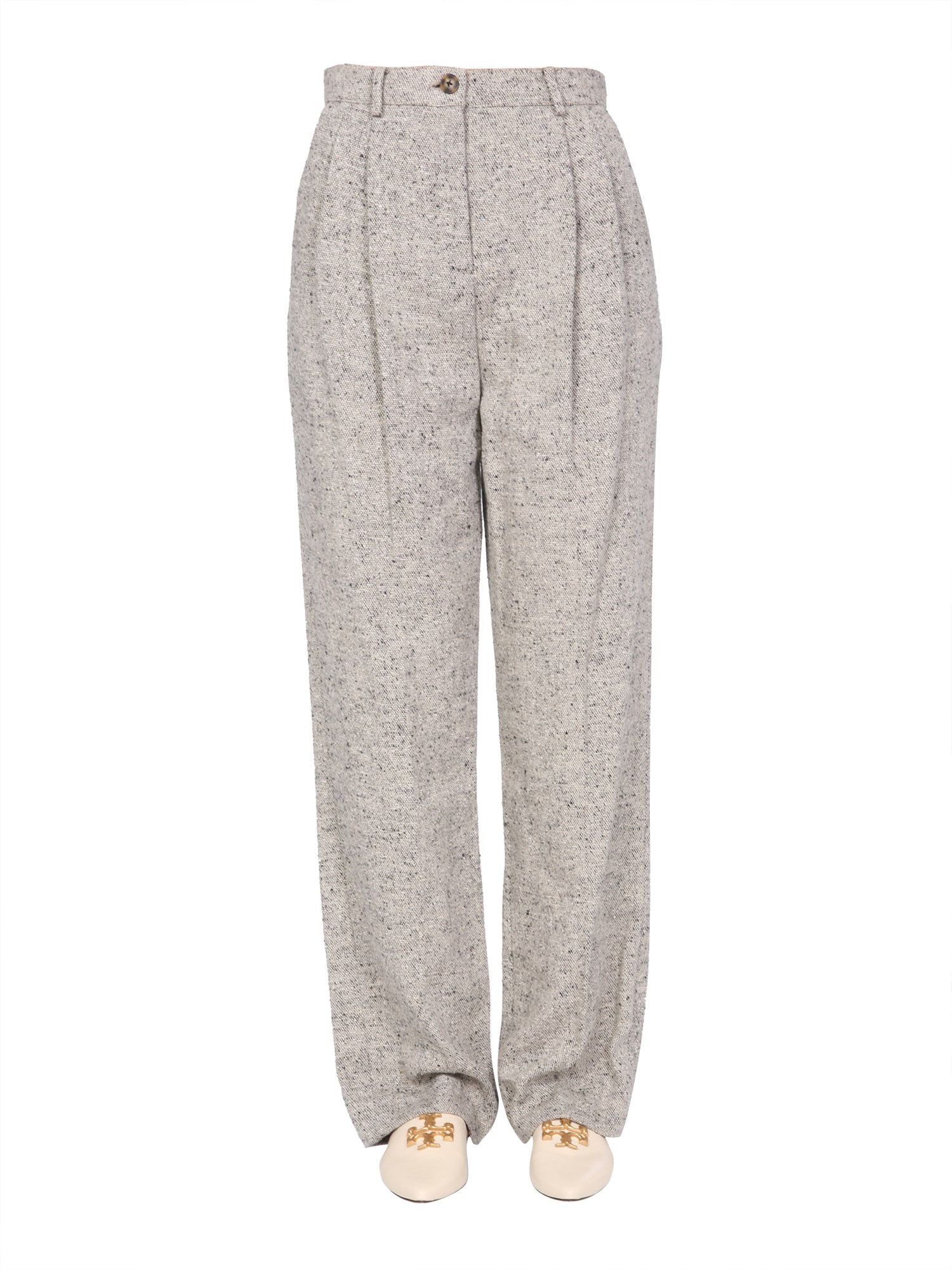 tory burch linen trousers