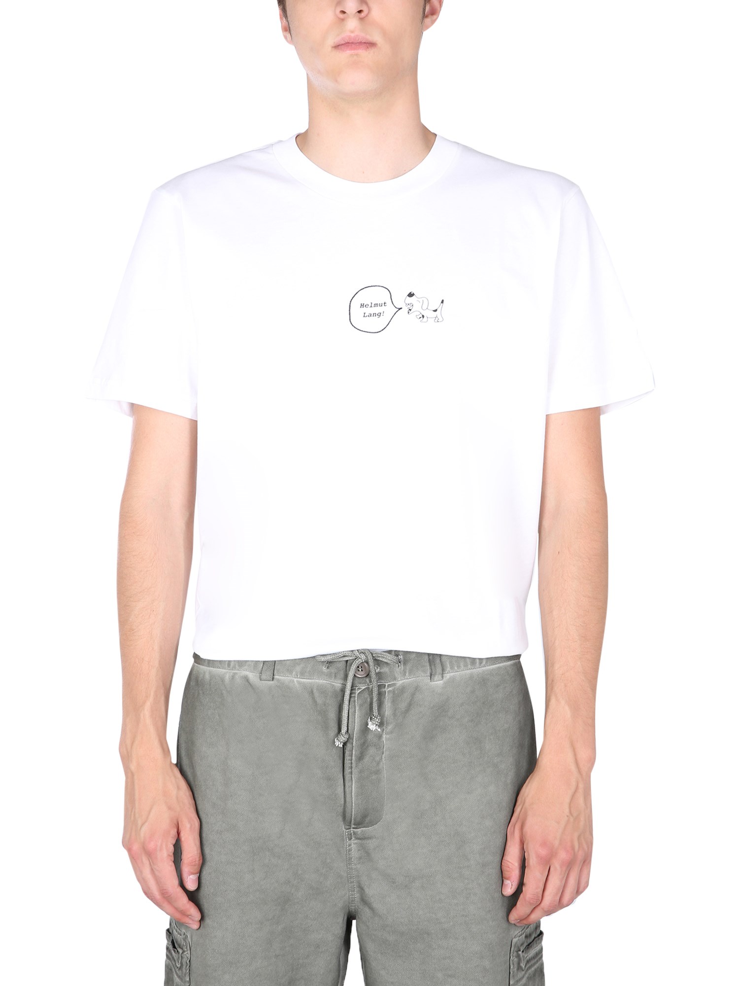 helmut lang "puppy" t-shirt