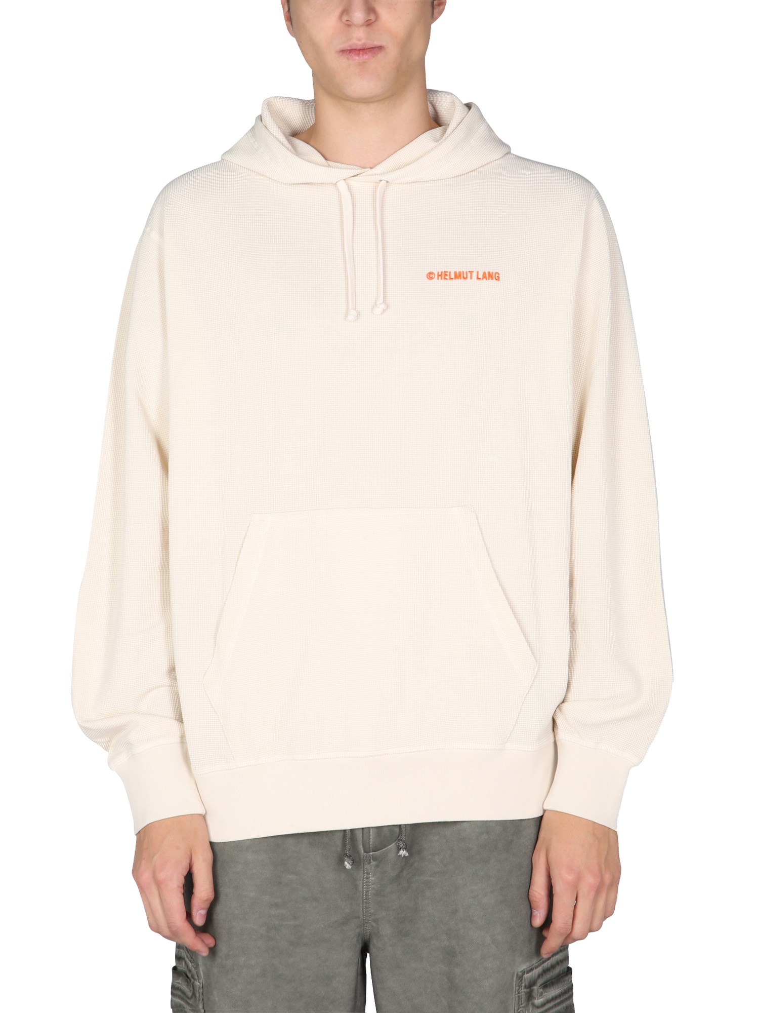 helmut lang "waffle" sweatshirt