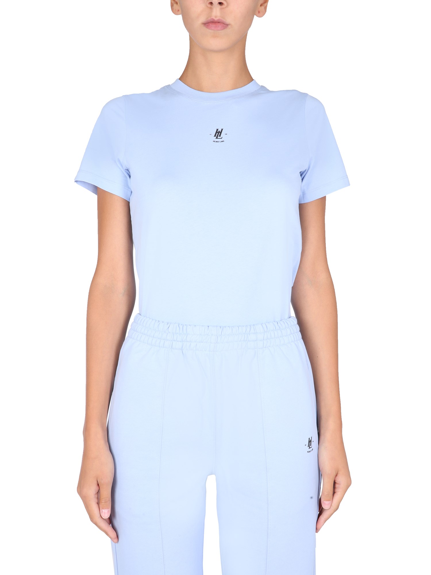 helmut lang "baby" t-shirt with mini logo