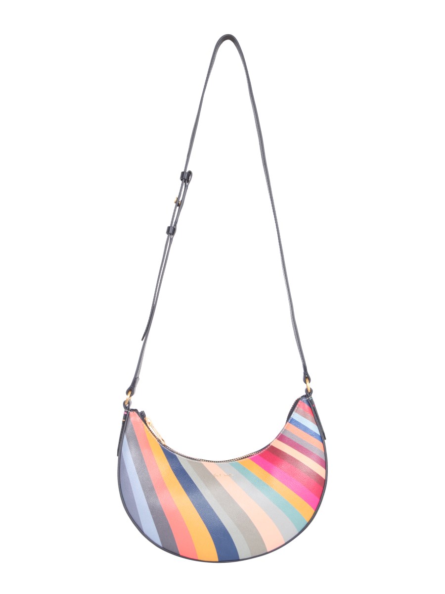 Paul Smith Swirl Print Leather Backpack