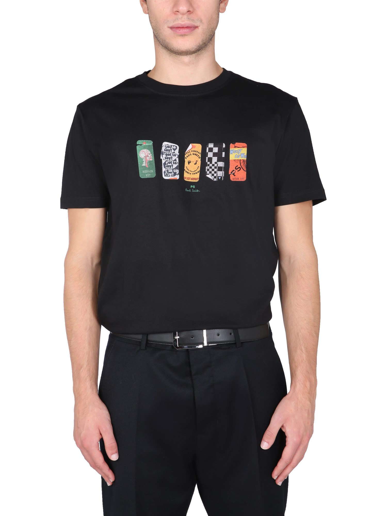 ps by paul smith "stickers" t-shirt