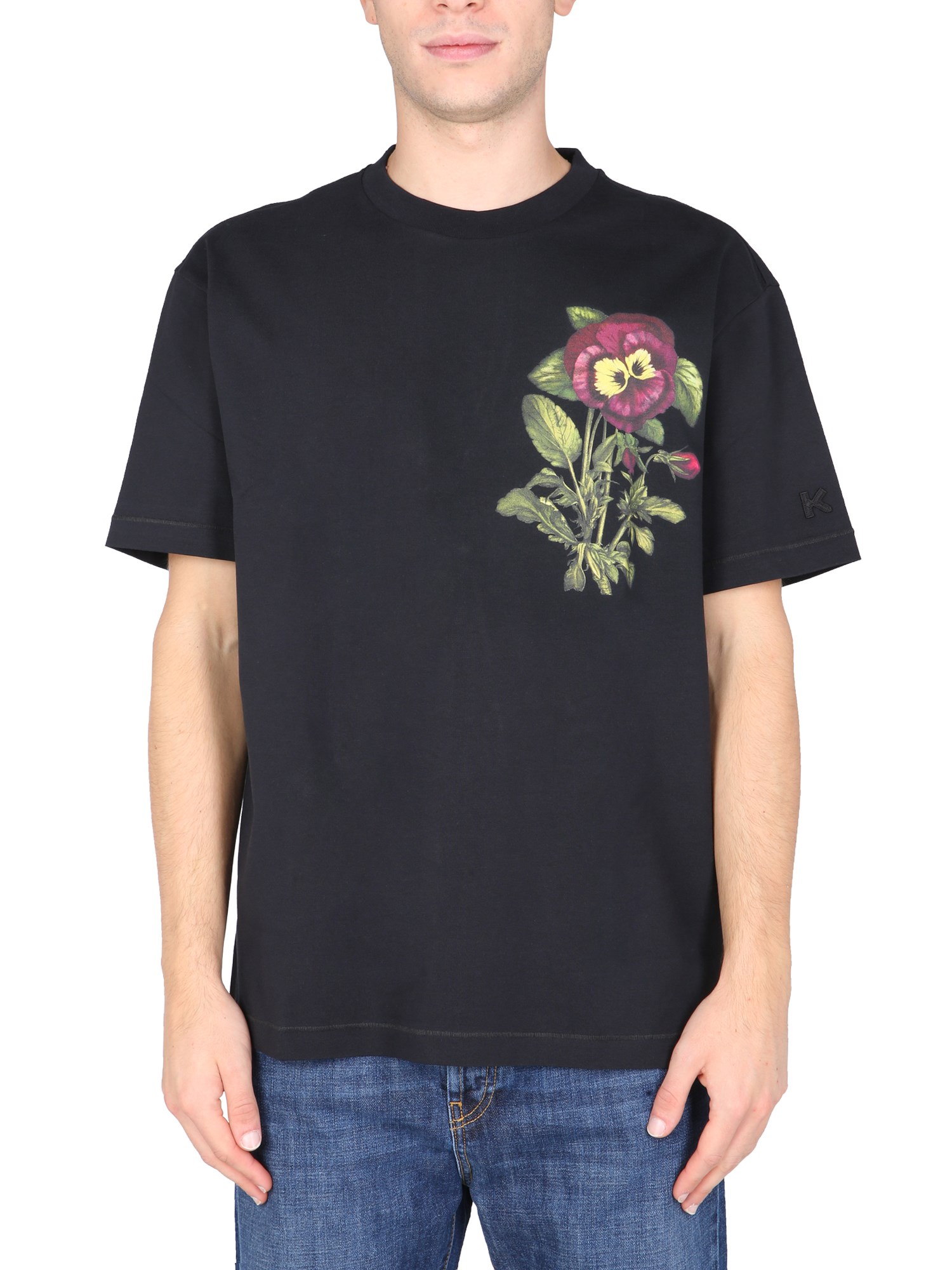 kenzo "pansy" t-shirt