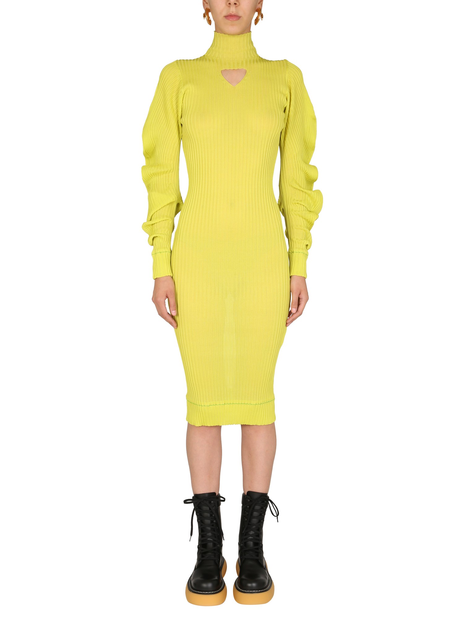 bottega veneta silk dress