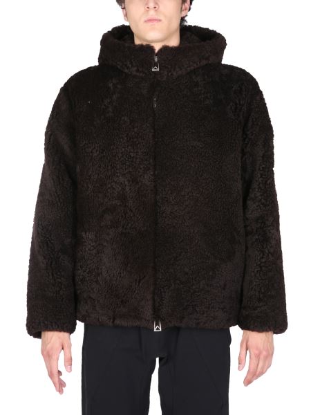 bottega veneta shearling coat