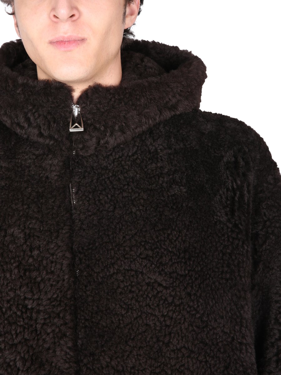 Bottega veneta shearling jacket best sale