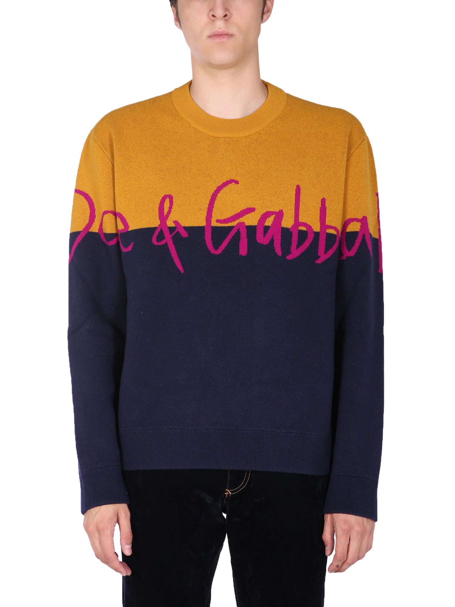 dolce & gabbana sweater with logo