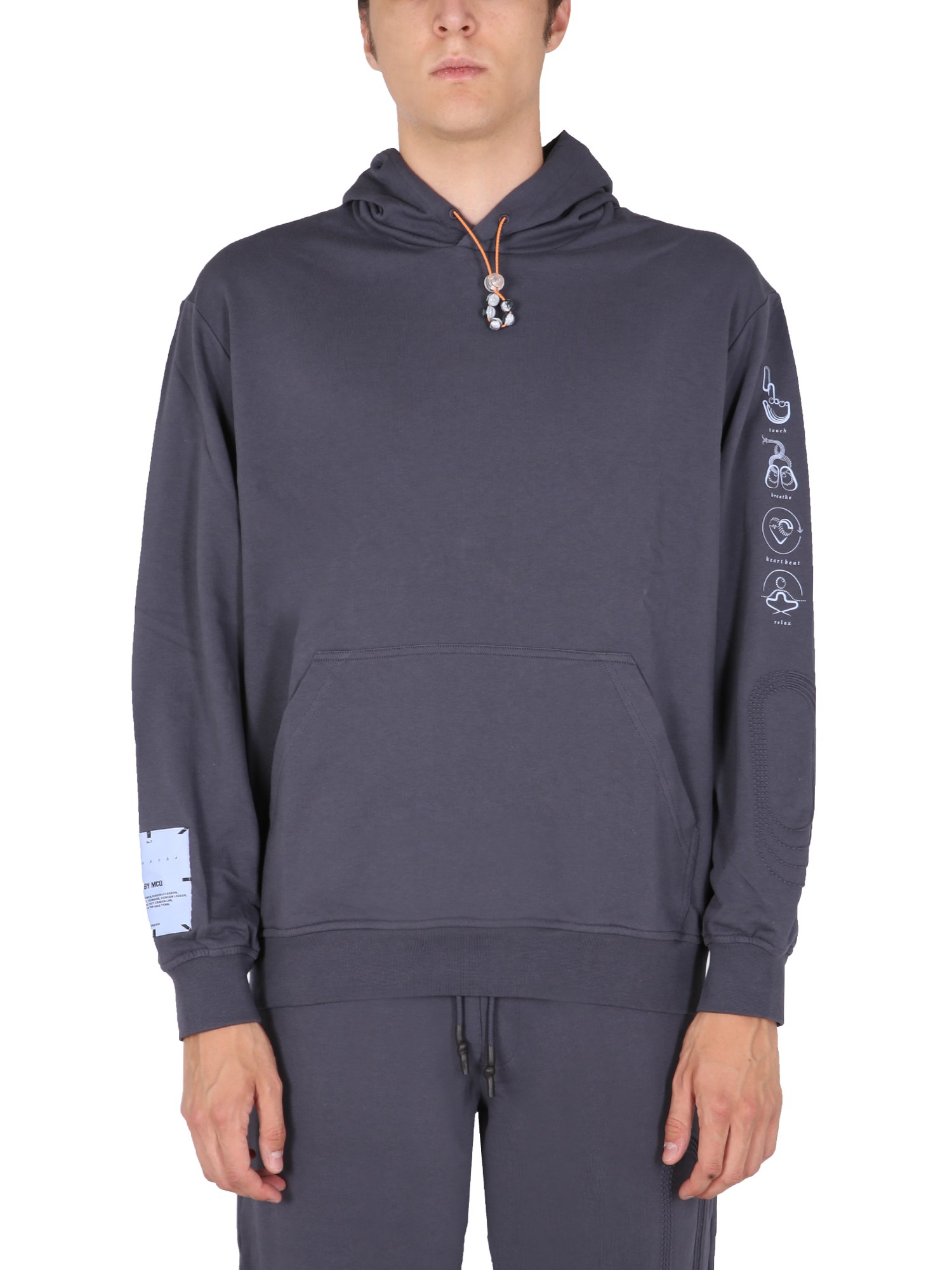 mcq sweatshirt with embossed detail