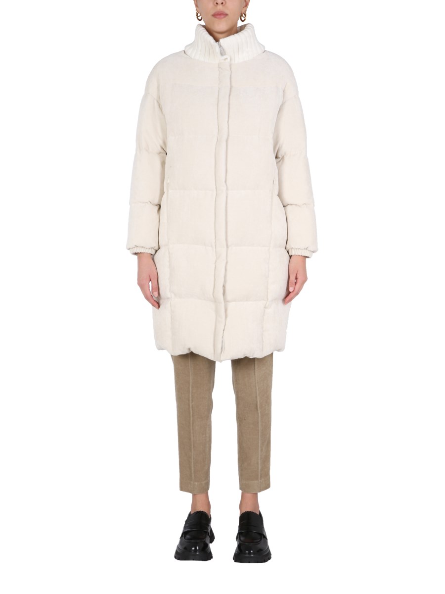 FABIANA FILIPPI フード付き ジャケット Double-faced wool and cashmere coat, rock for Women | Fabiana Filippi®