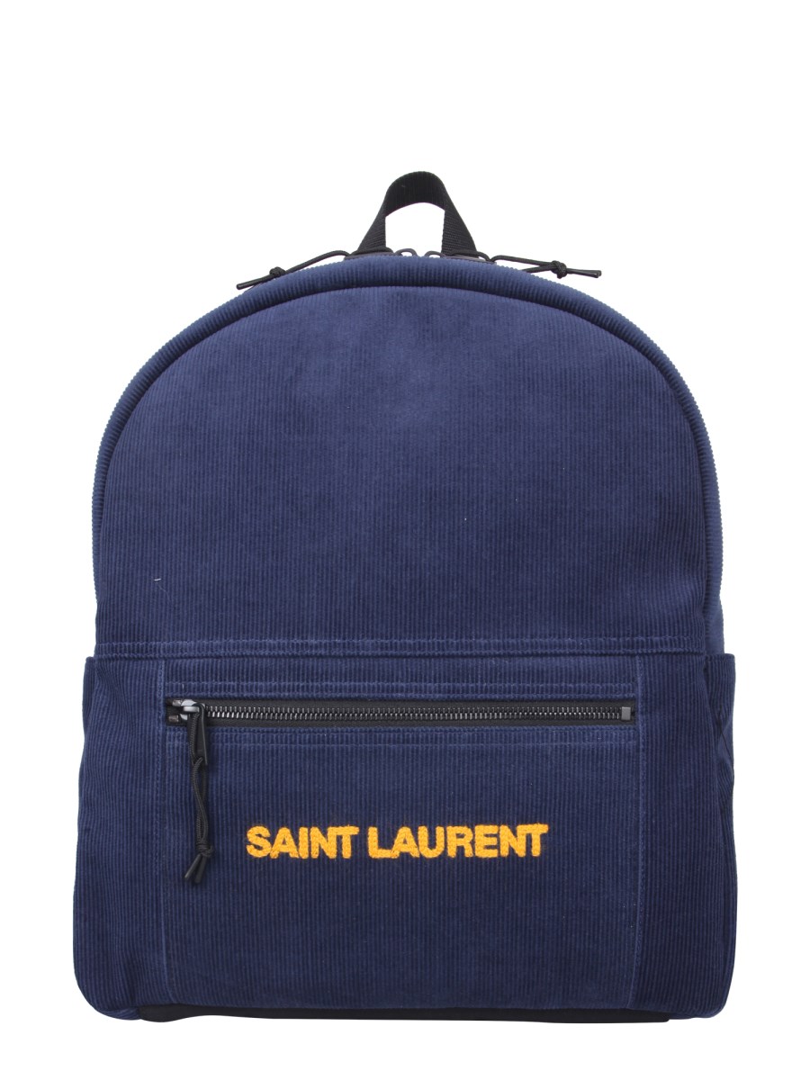 SAINT LAURENT ZAINO NUXX IN VELLUTO A COSTE