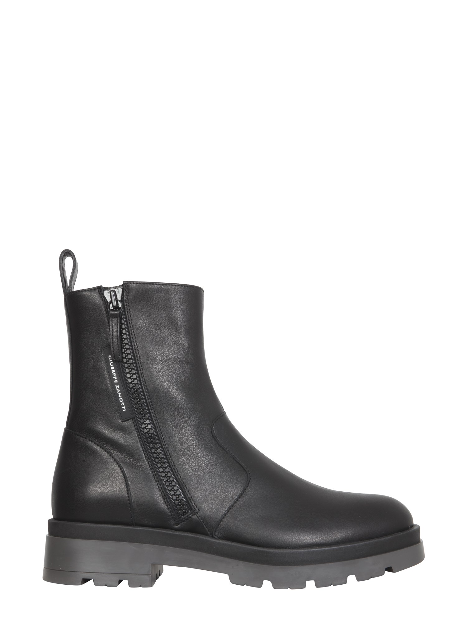 giuseppe zanotti leather biker boots