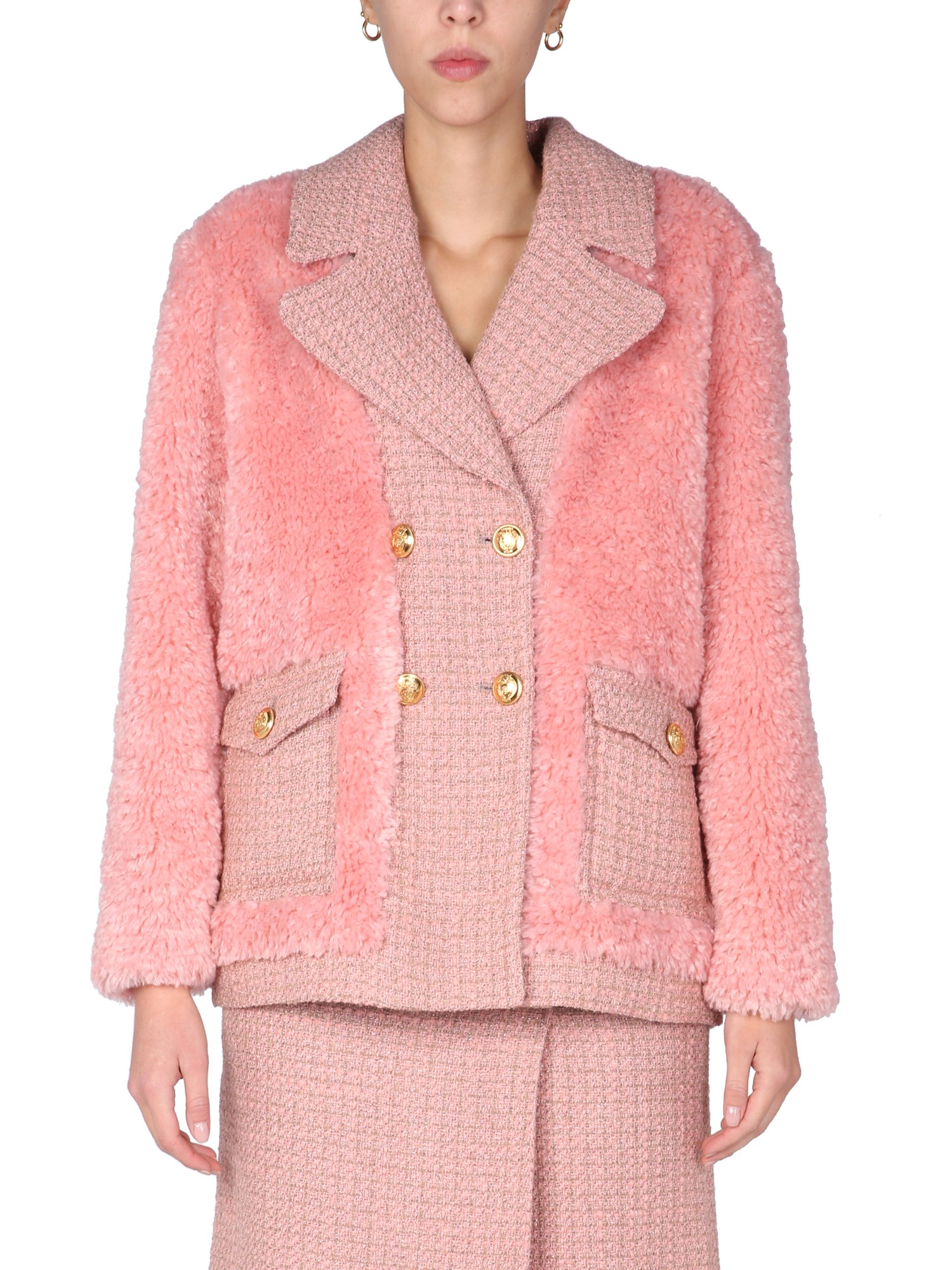 boutique moschino mat jacket