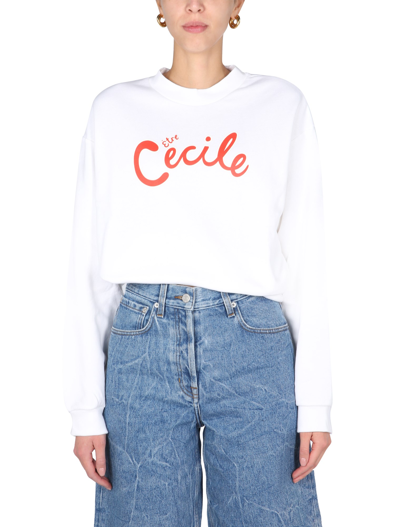 être cécile crew neck sweatshirt