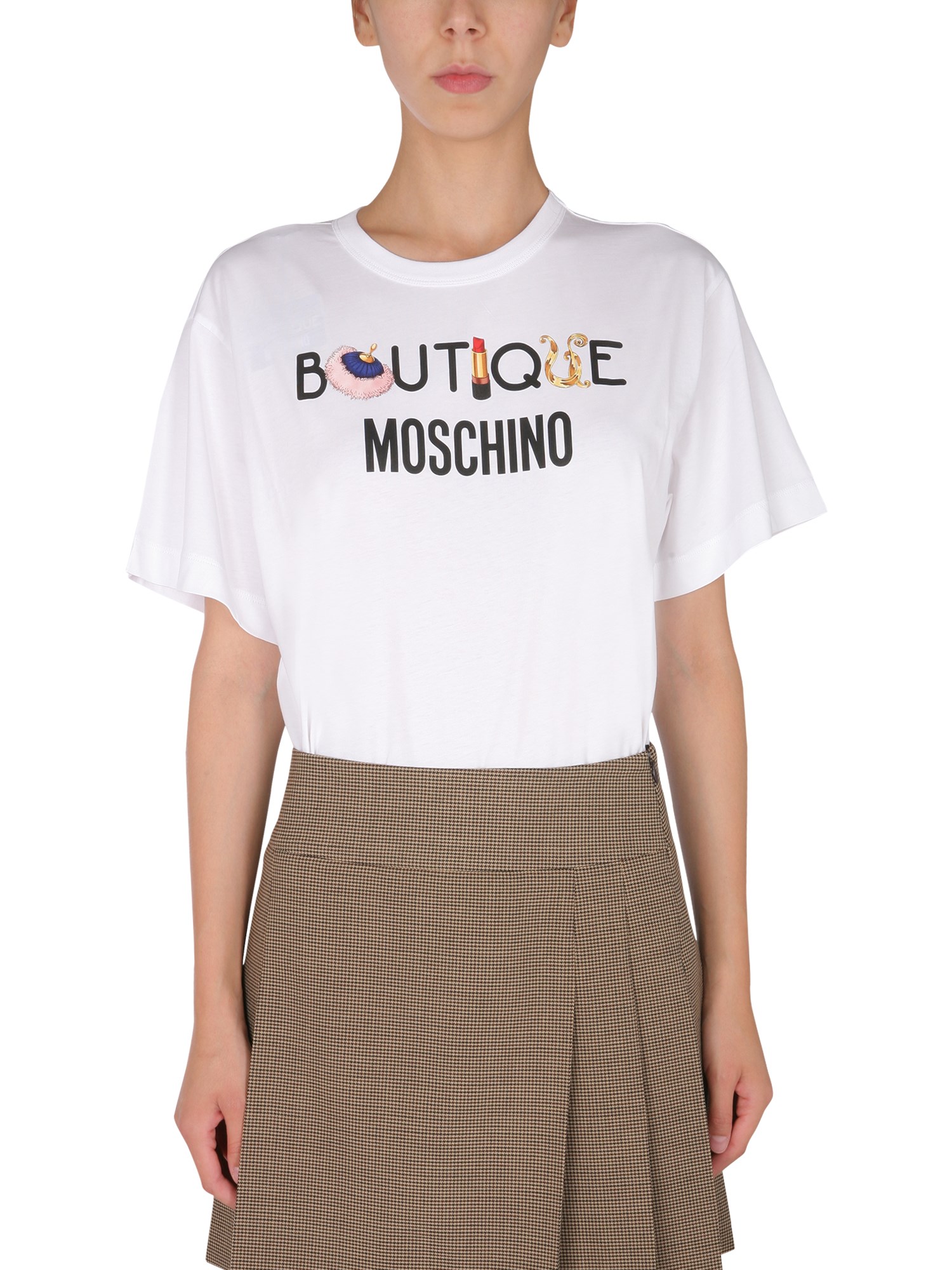 boutique moschino t-shirt riding kit