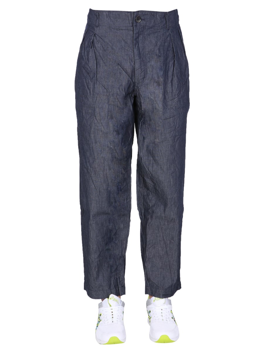 COMME DES GARCONS SHIRT PANTALONE STRAIGHT FIT IN DENIM DI COTONE