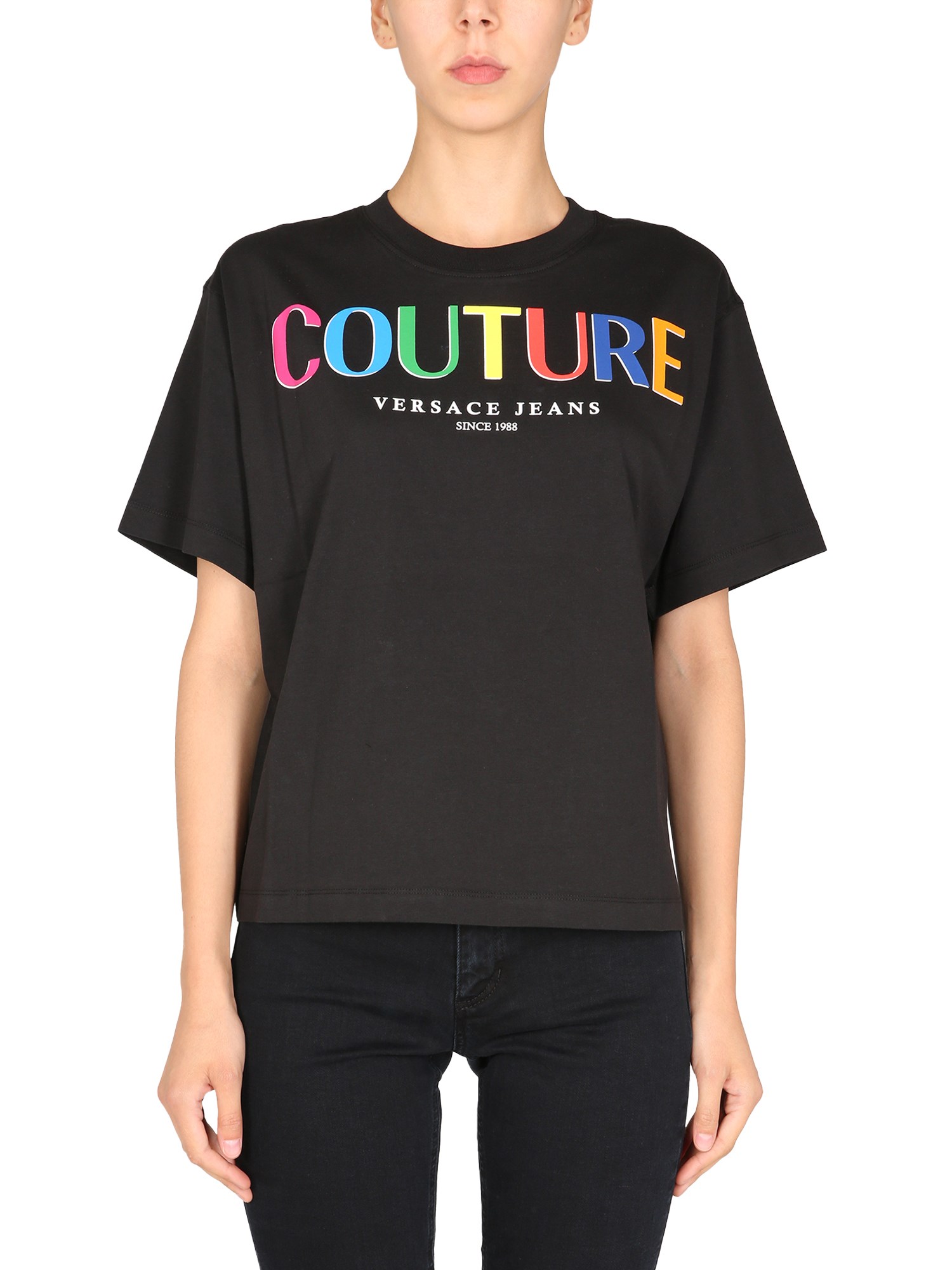 versace jeans couture crew neck t-shirt