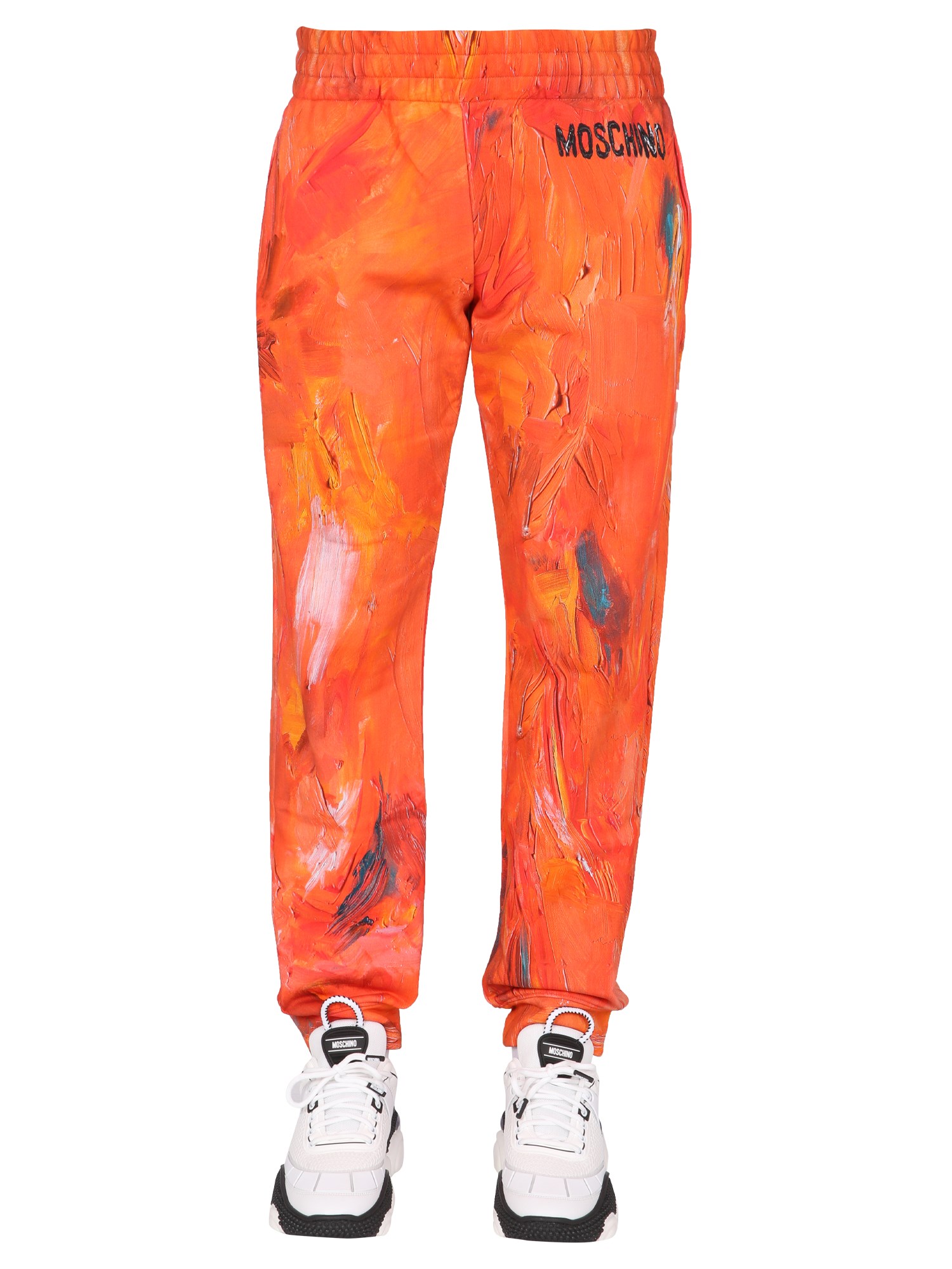 moschino "painting" jogging pants