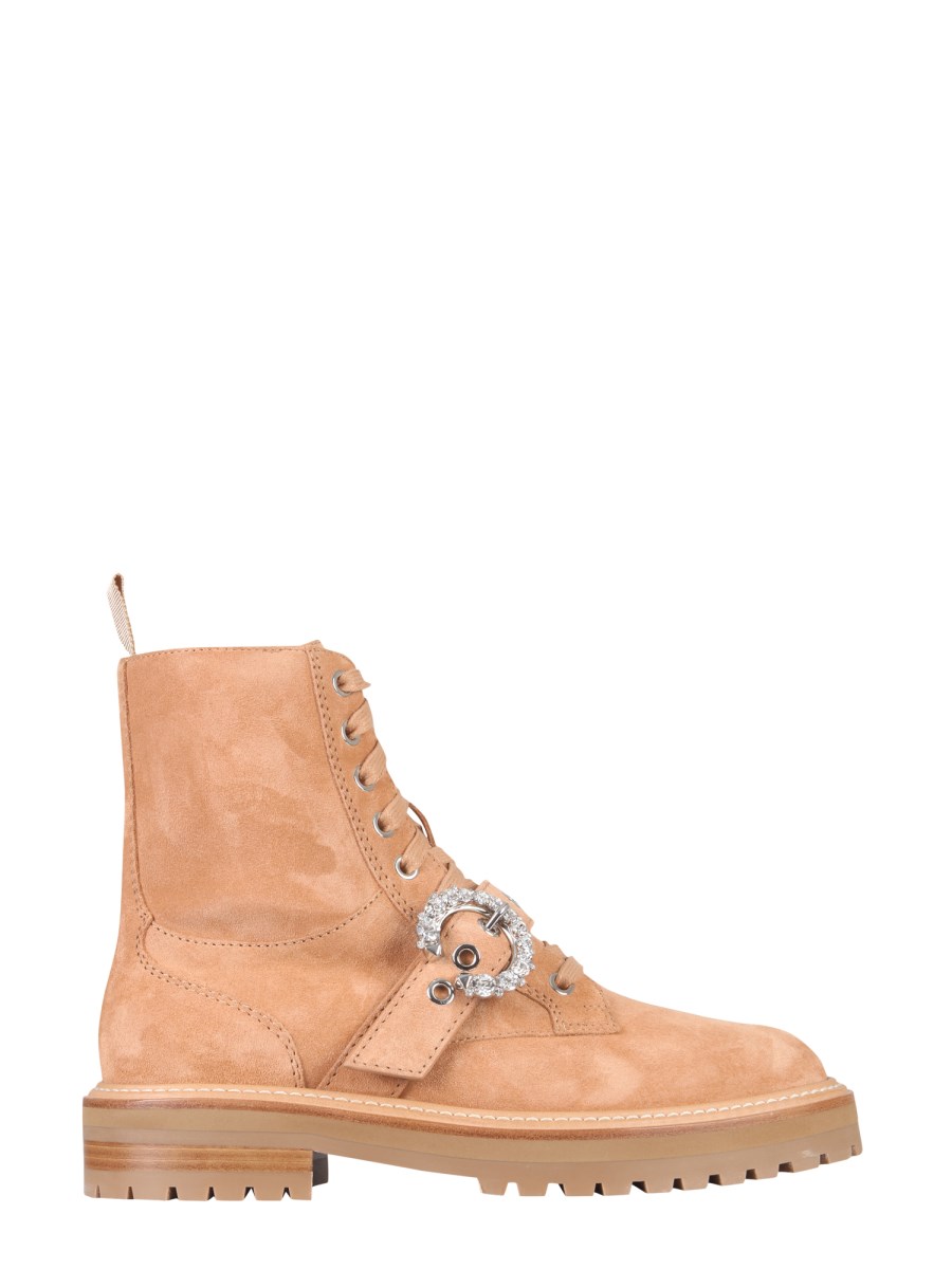 Jimmy choo suede booties online