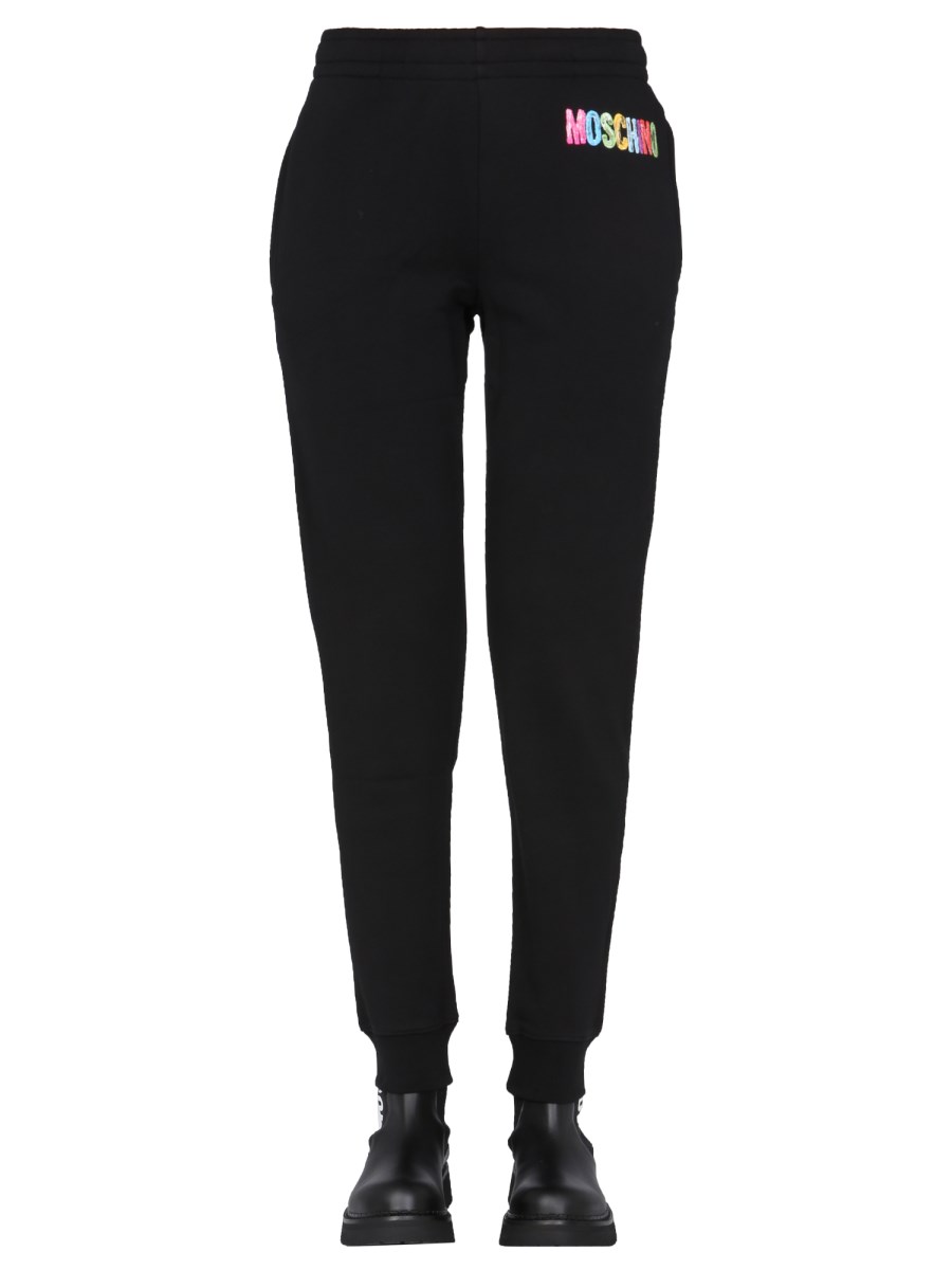 PANTALONE JOGGING CON STAMPA LOGO 