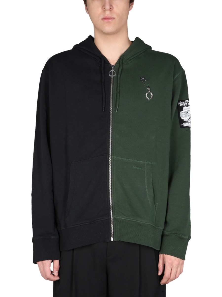 FRED PERRY X RAF SIMONS - TWO-TONE RIGHT-HANDED COTTON