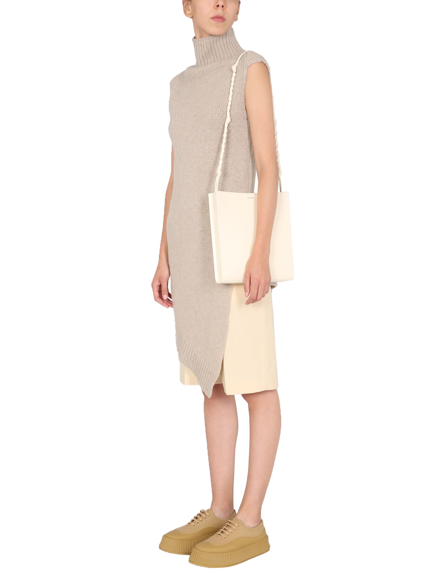 jil sander asymmetric vest