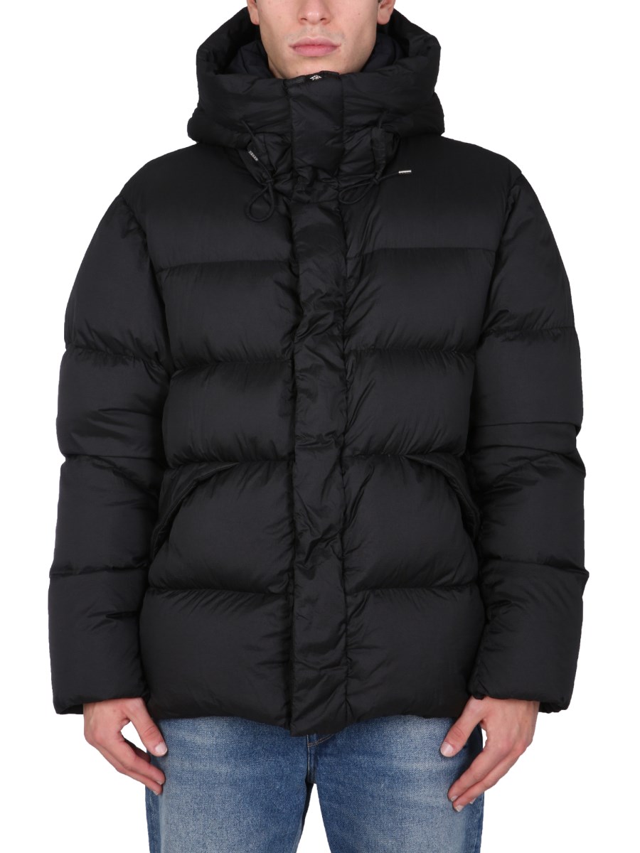 Add hooded down coat best sale