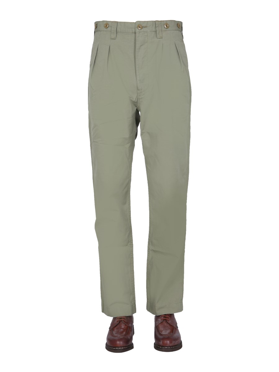 NIGEL CABOURN PANTALONE OVERSIZE FIT IN COTONE