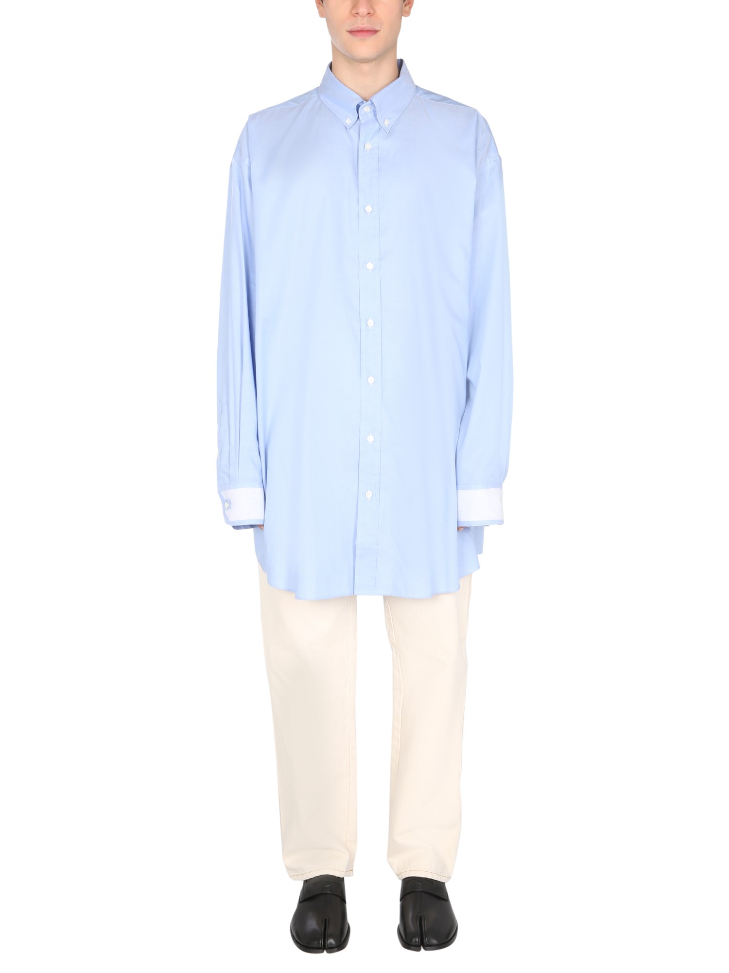 maison margiela décortiqué oxford shirt