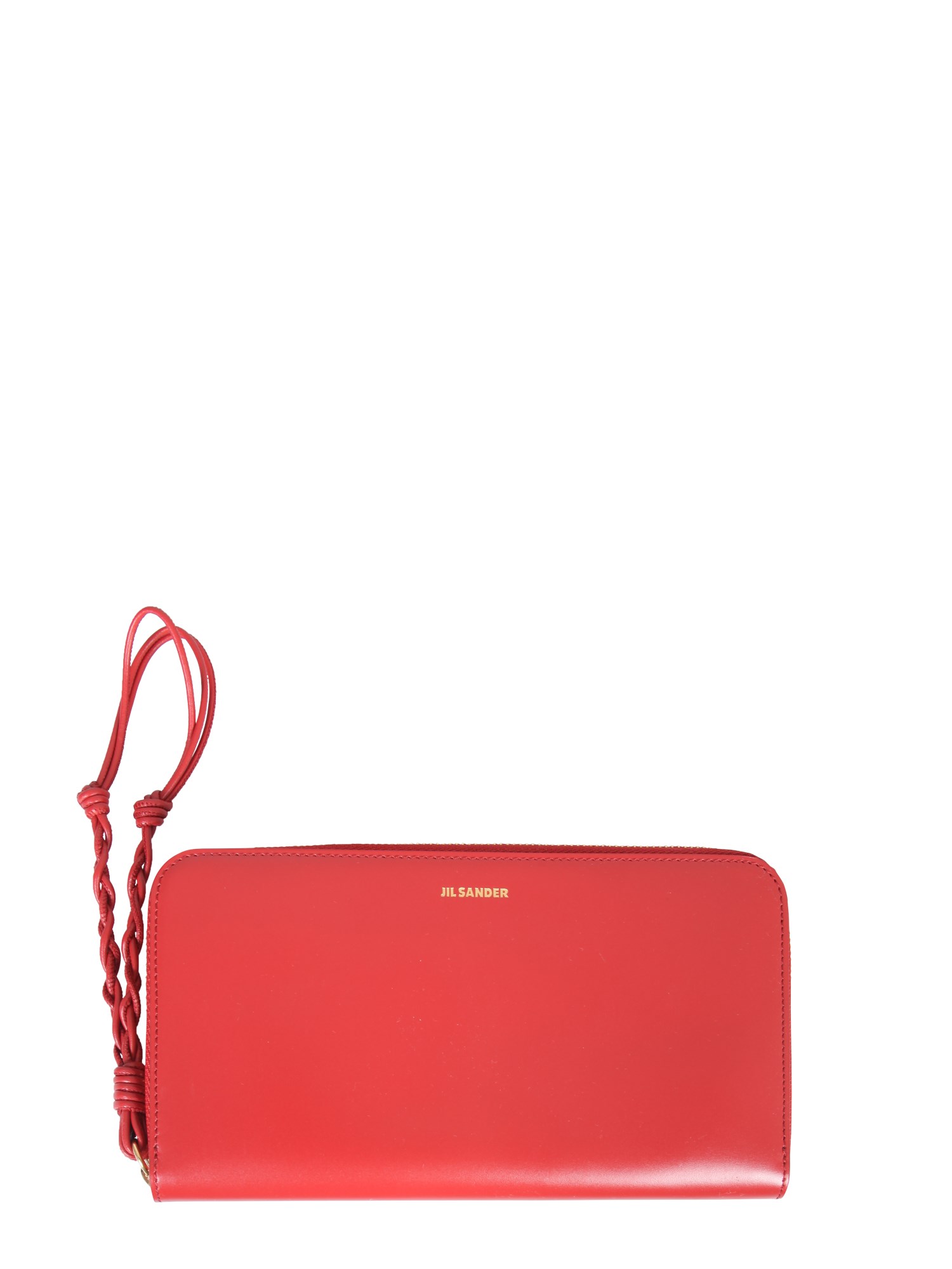 jil sander medium wallet with strap