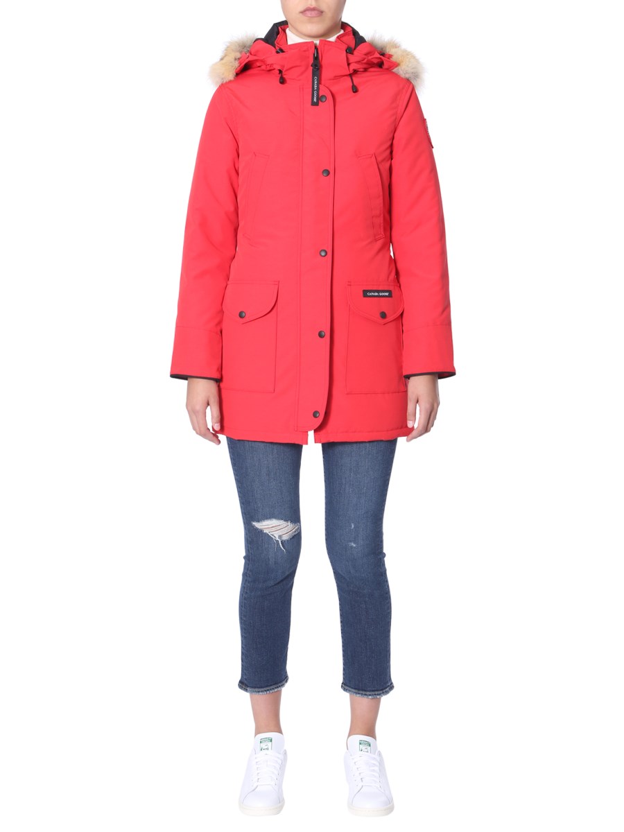 Canada goose trillium parka red small best sale