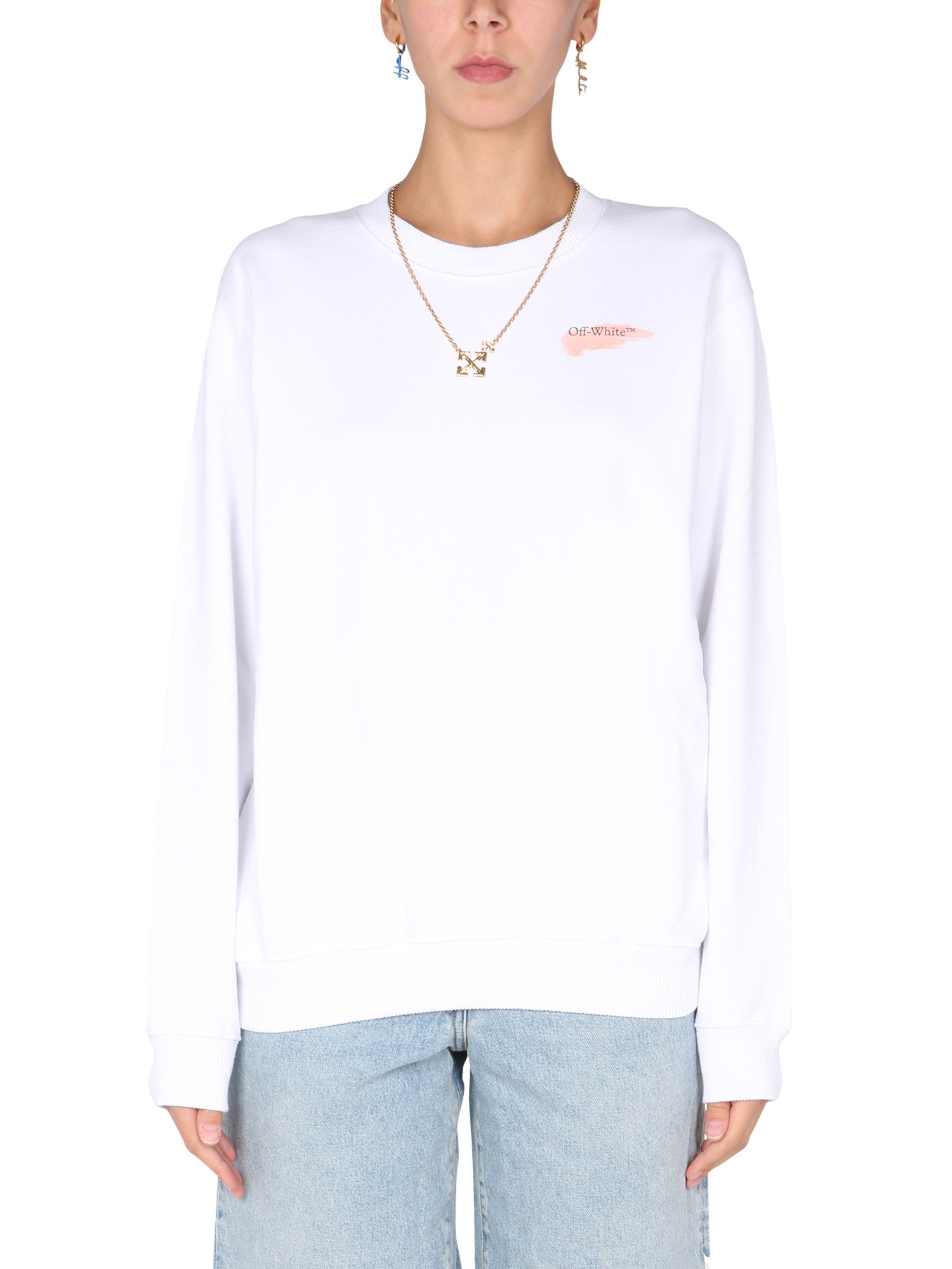 off-white "painted arrows" sweatshirt