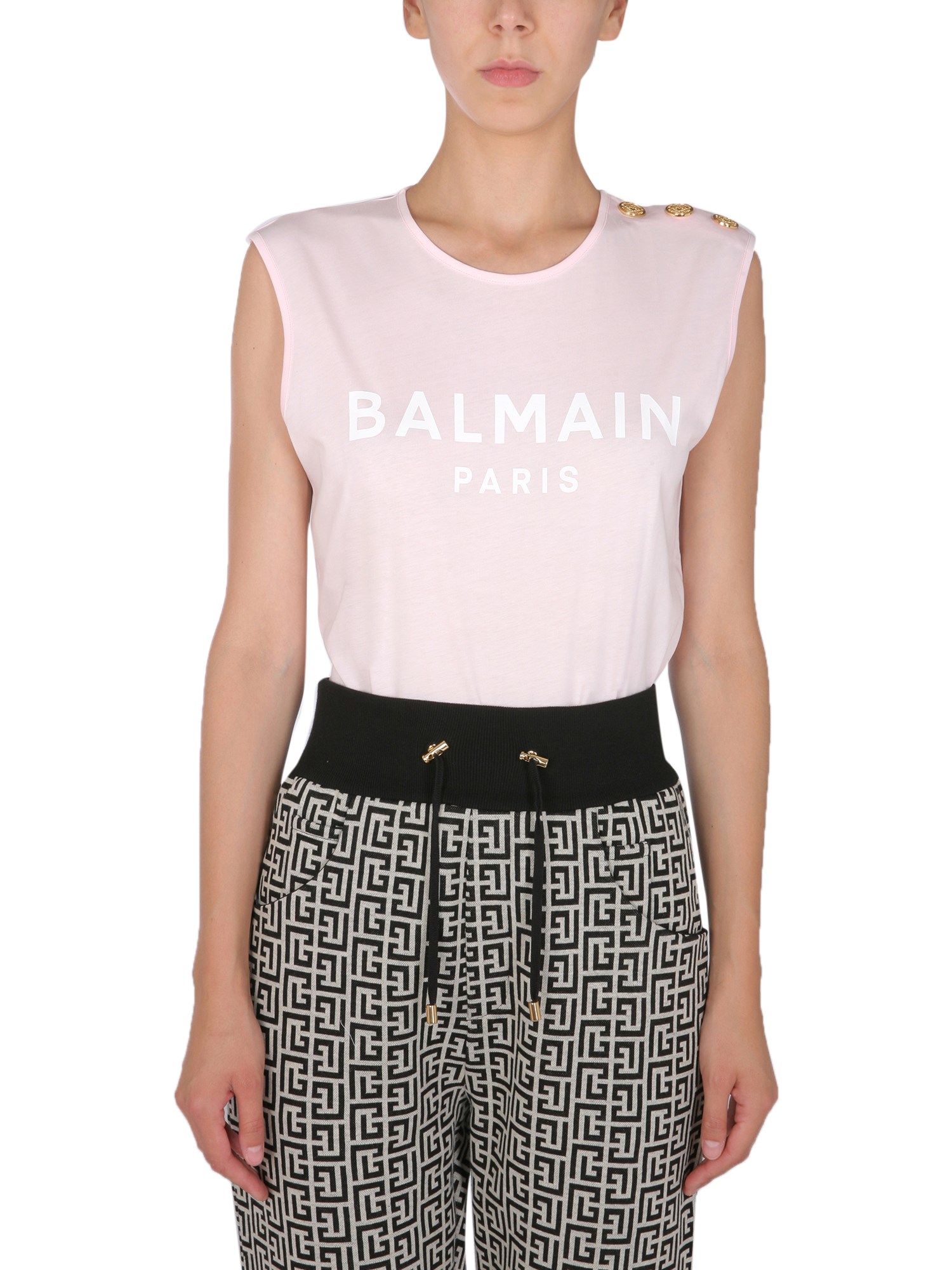 balmain crew neck t-shirt