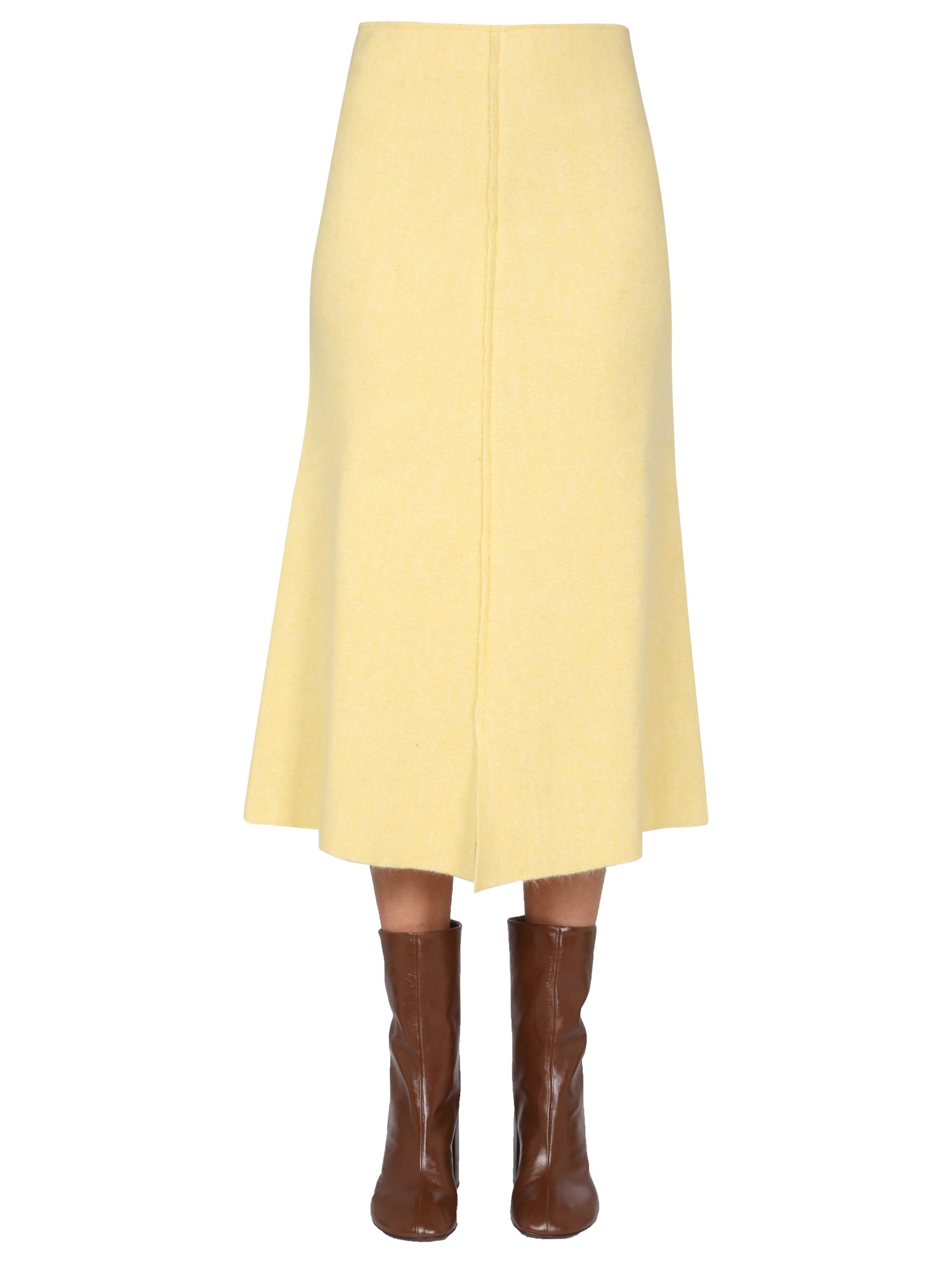 jil sander midi skirt