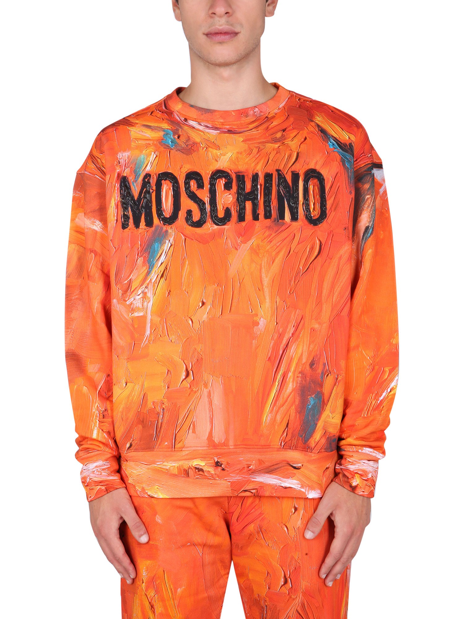 moschino "painting" sweatshirt