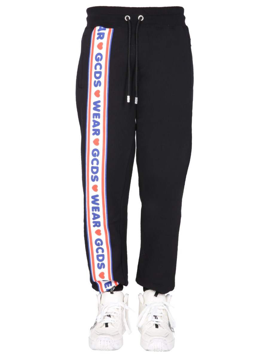 PANTALONE JOGGING CON BANDA LOGO CUTE TAPE