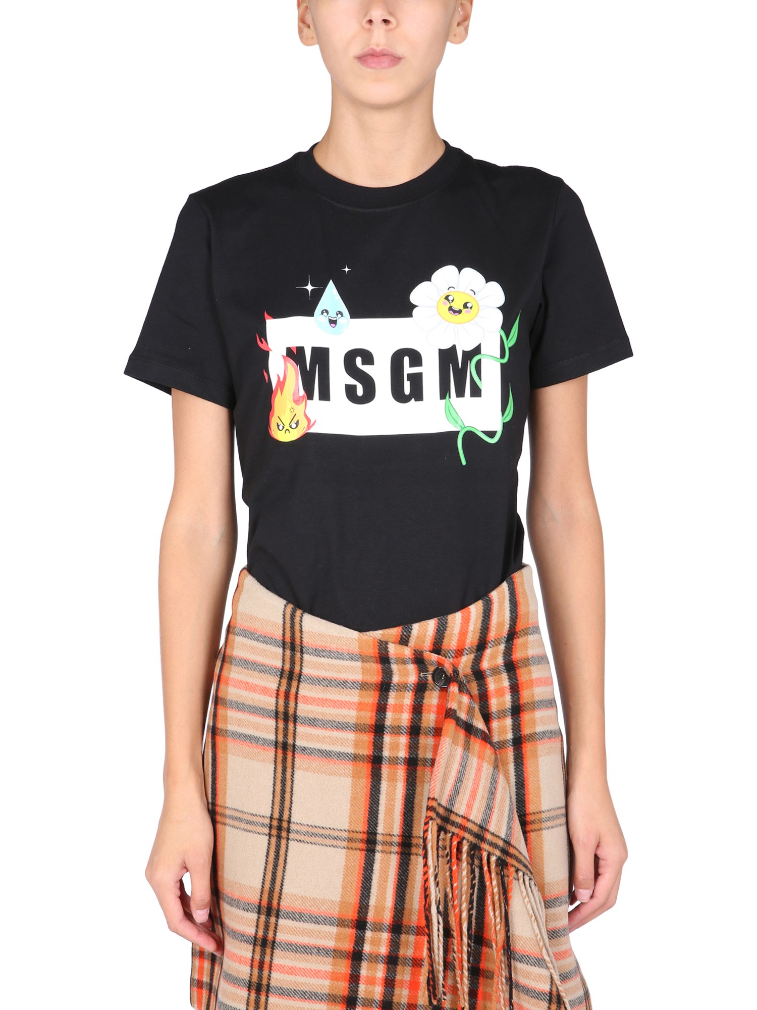 msgm "emoji" t-shirt