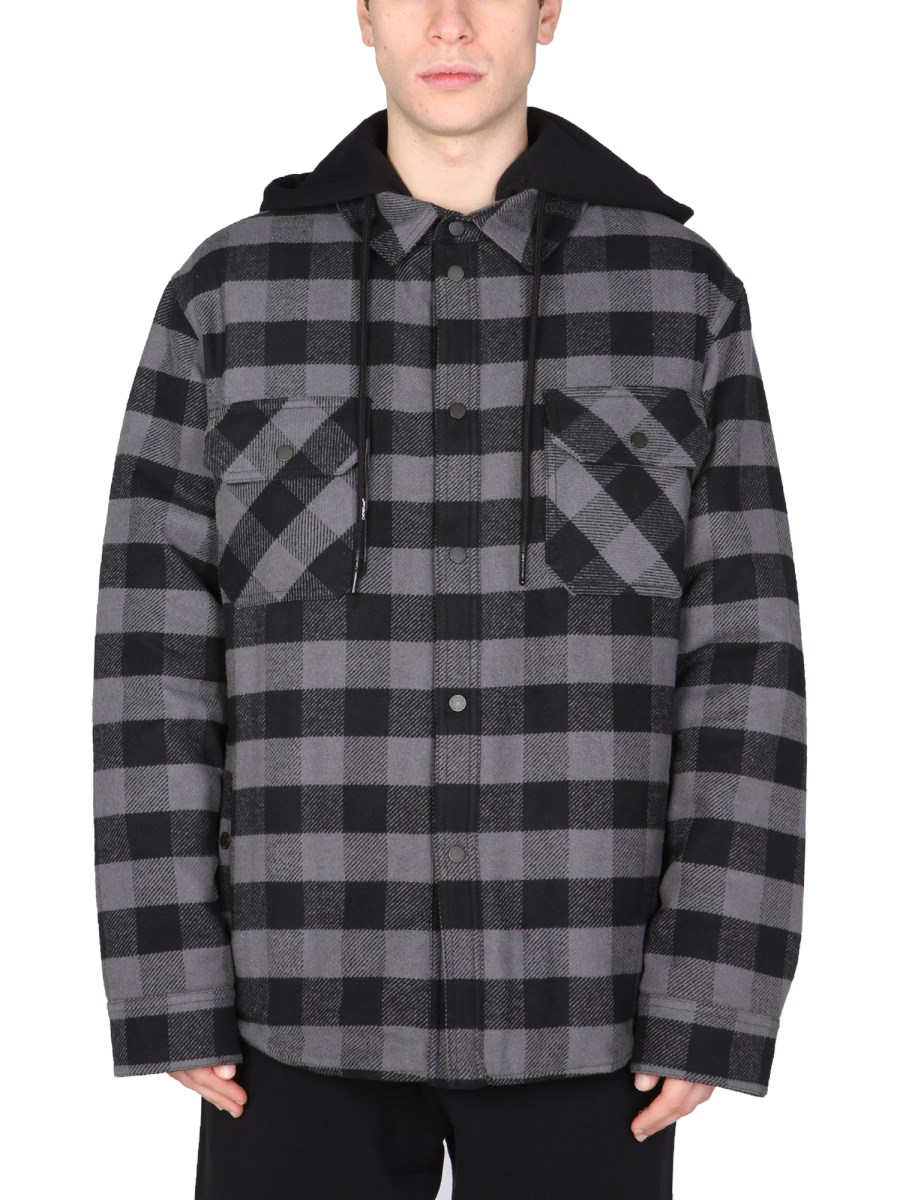 Off white outlet flannel jacket