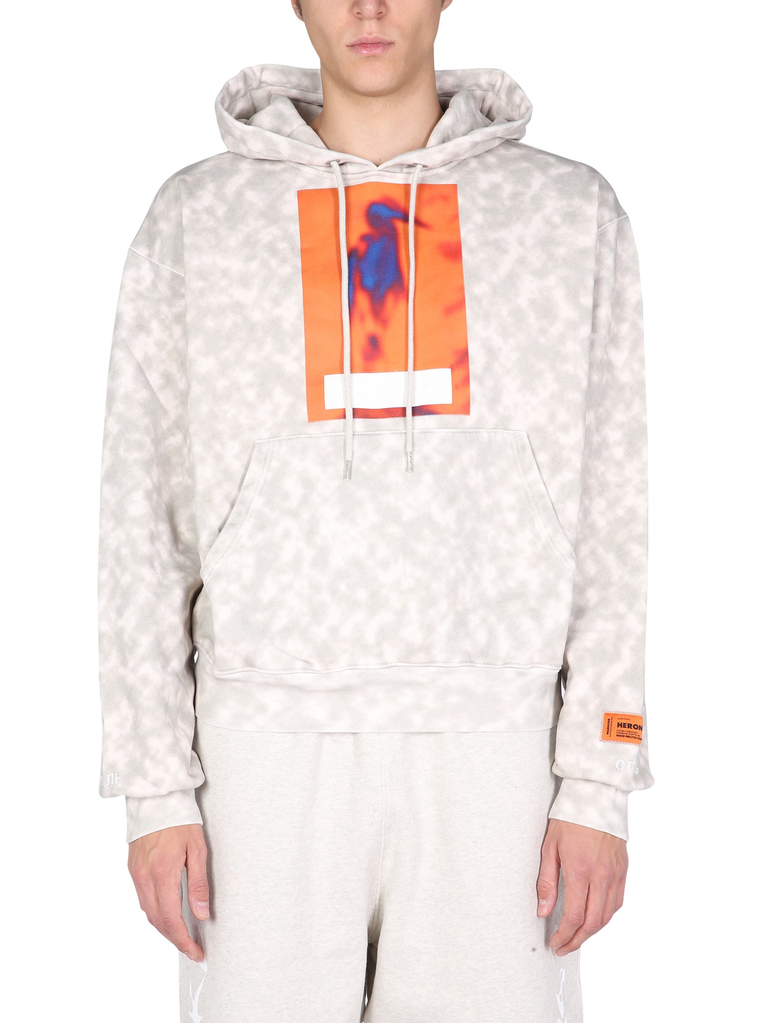 heron preston "censored" hooded sweatshirt