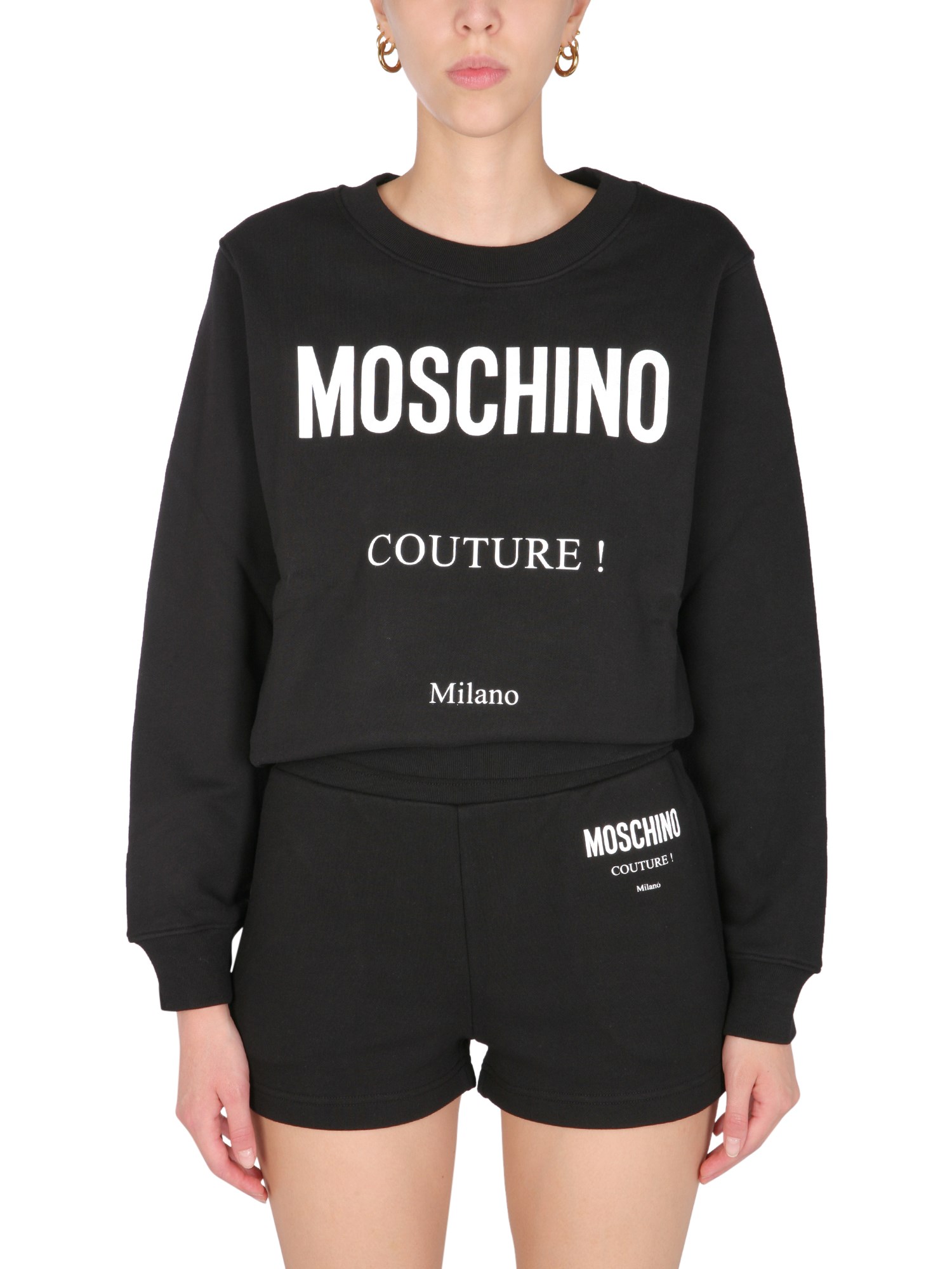 moschino crew neck sweatshirt