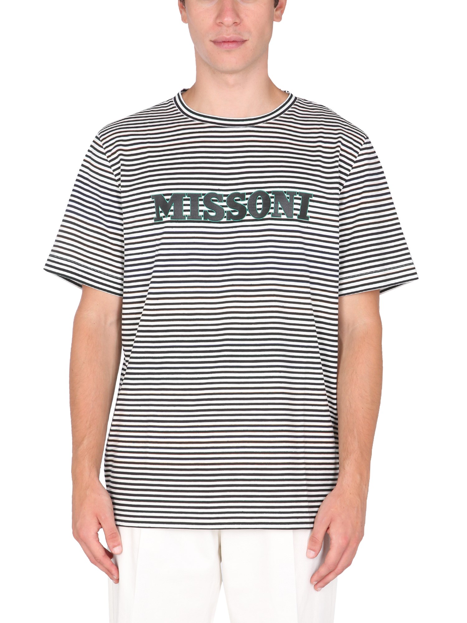 missoni t-shirt with rubber logo