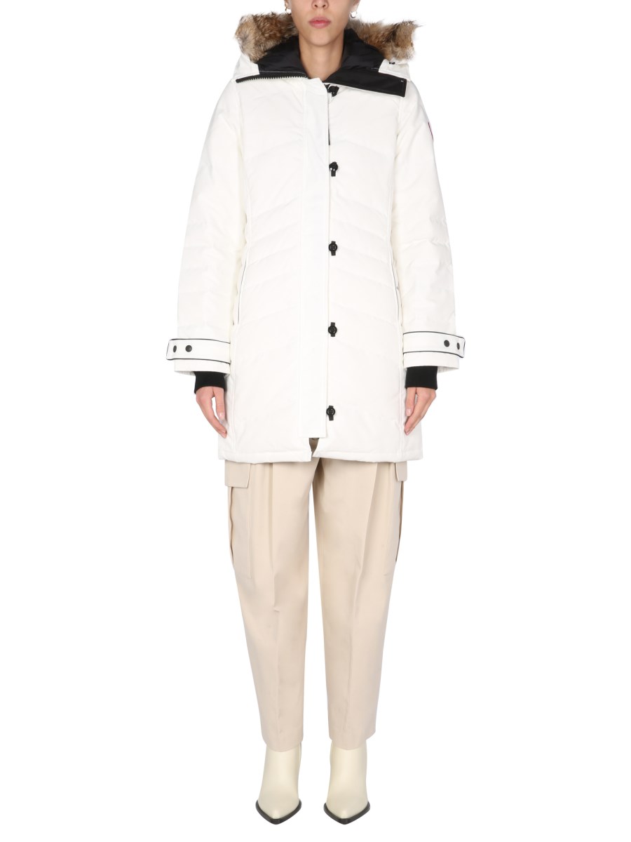 Canada goose lorette parka on sale white