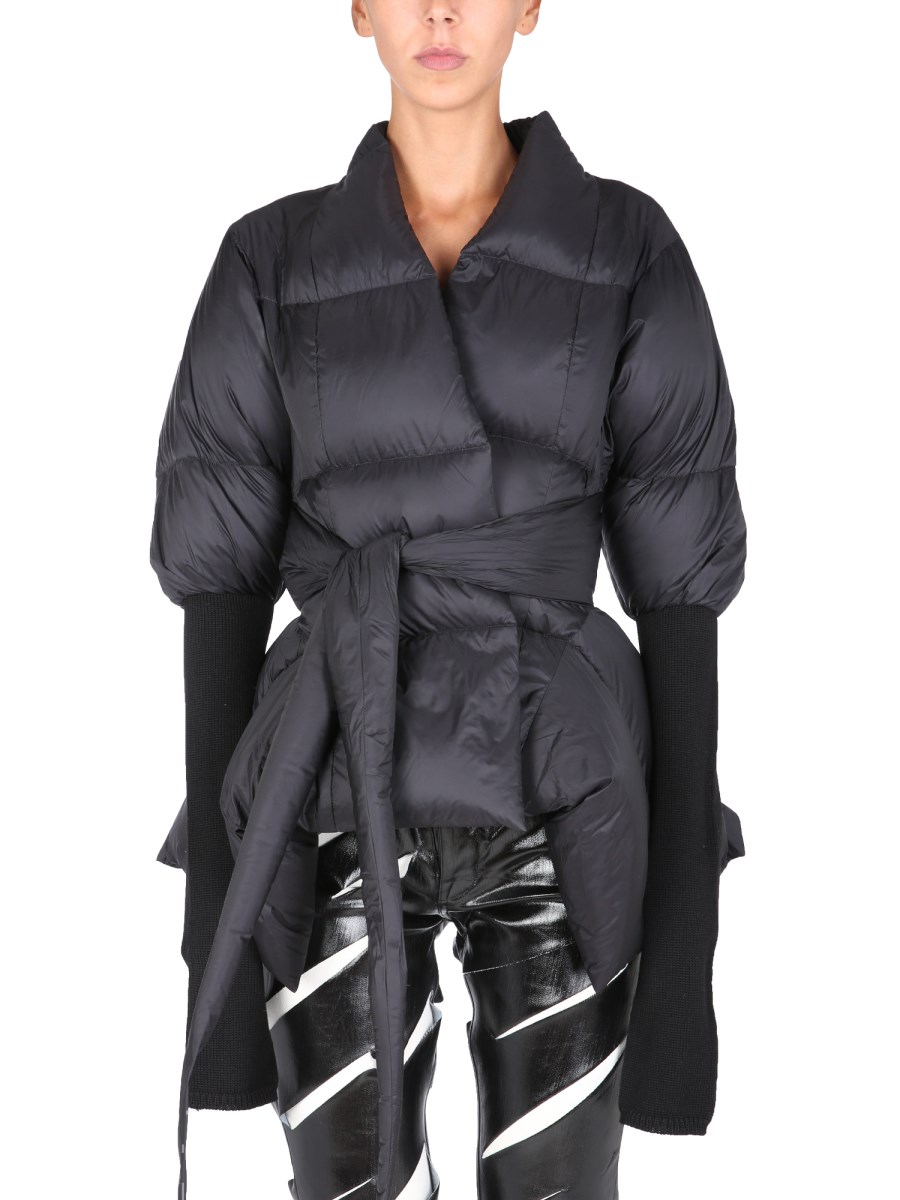 RICK OWENS BATWING NYLON PADDED DOWN JACKET Eleonora Bonucci