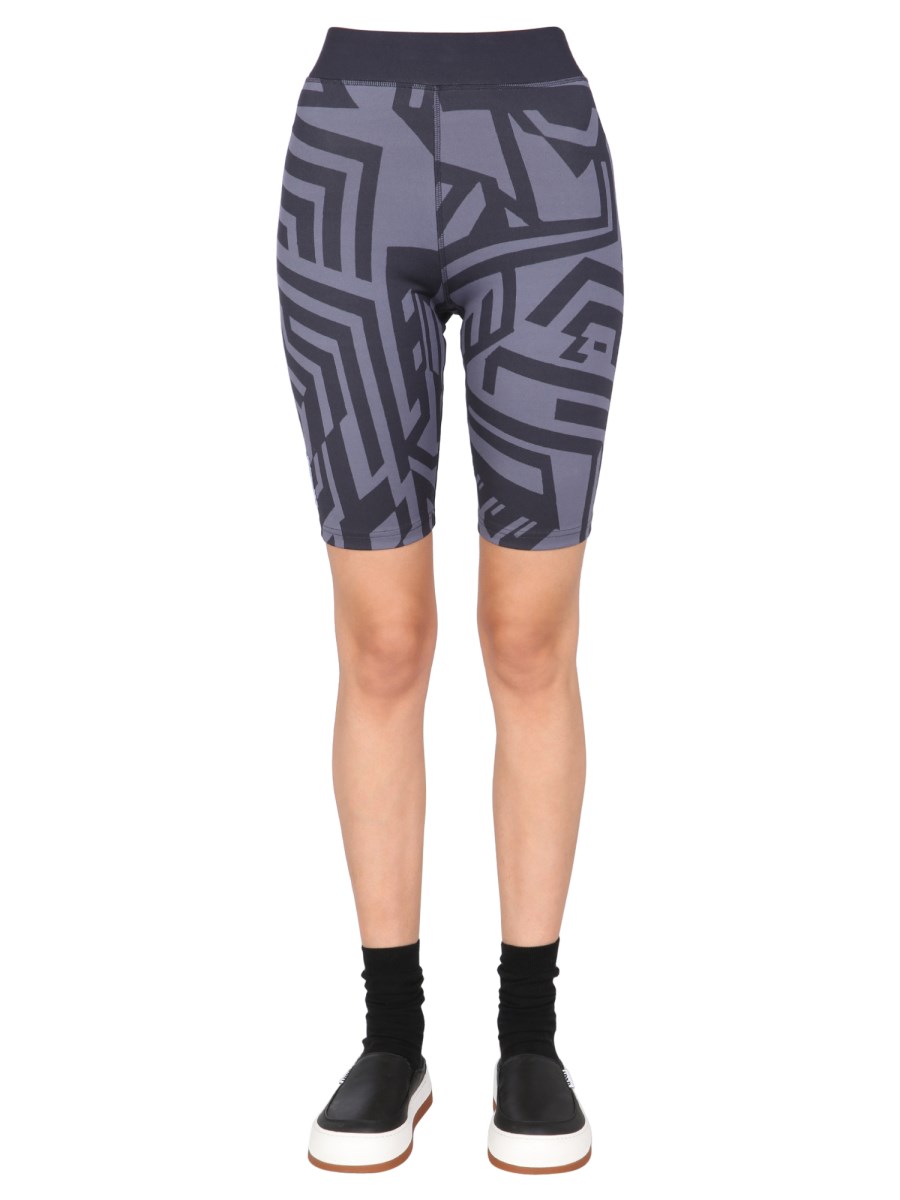 MICHAEL BY MICHAEL KORS - NYLON LEGGINGS WITH ALL OVER LOGO PRINT -  Eleonora Bonucci