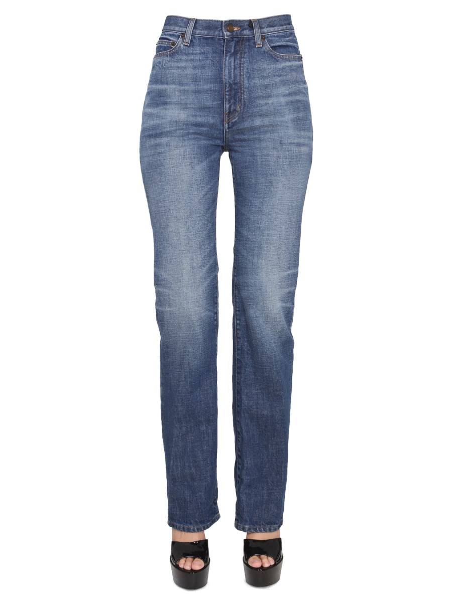 Saint laurent outlet high waisted jeans