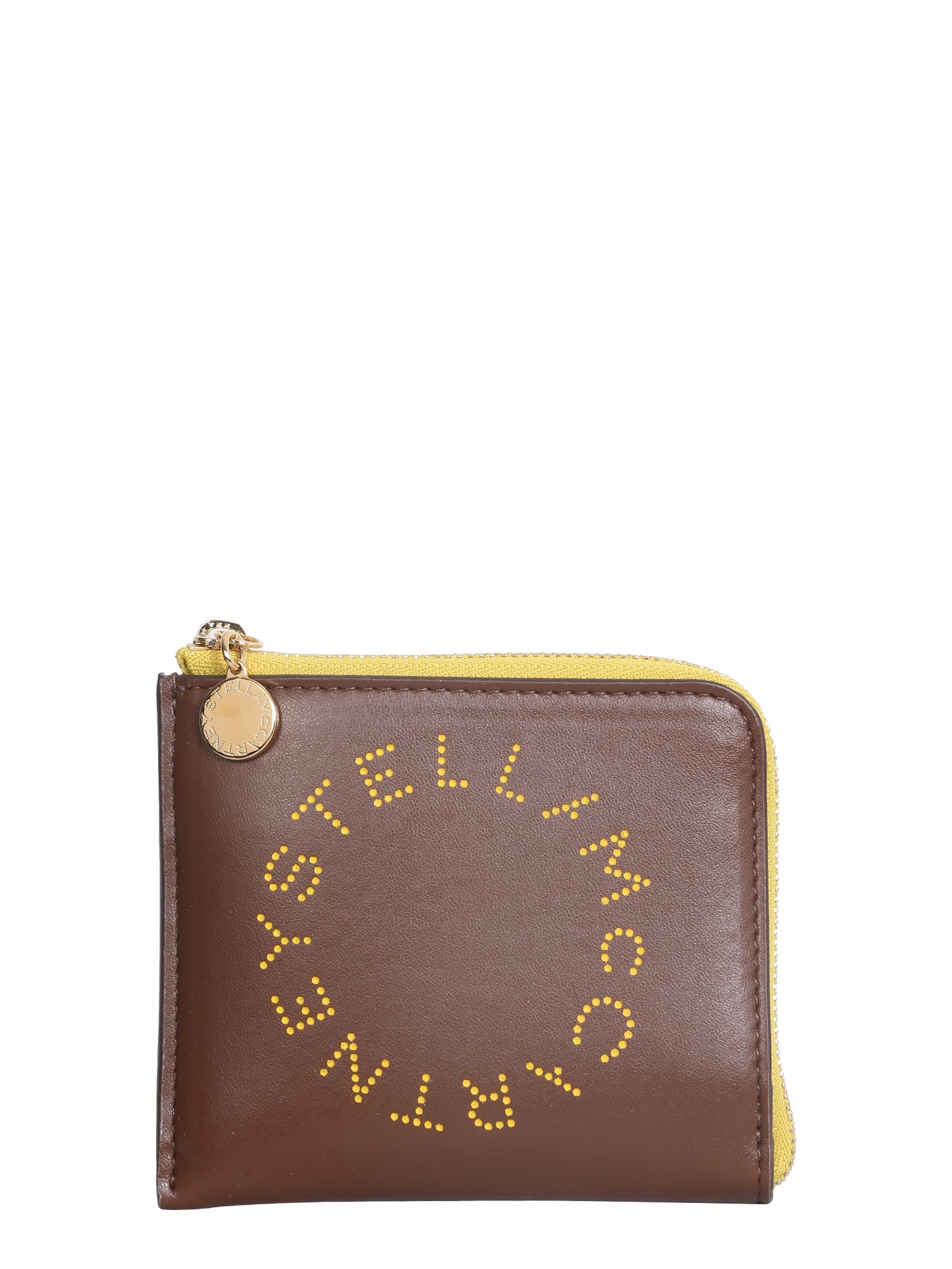 stella mccartney wallet with logo and zip