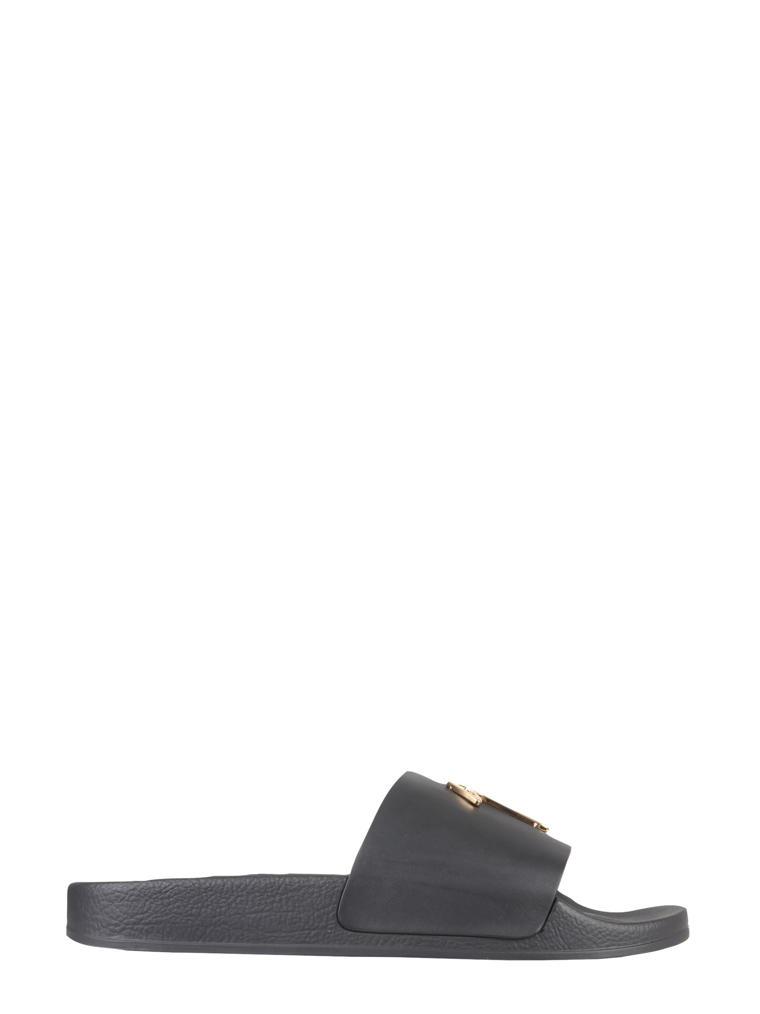 giuseppe zanotti brett slide sandals with logo