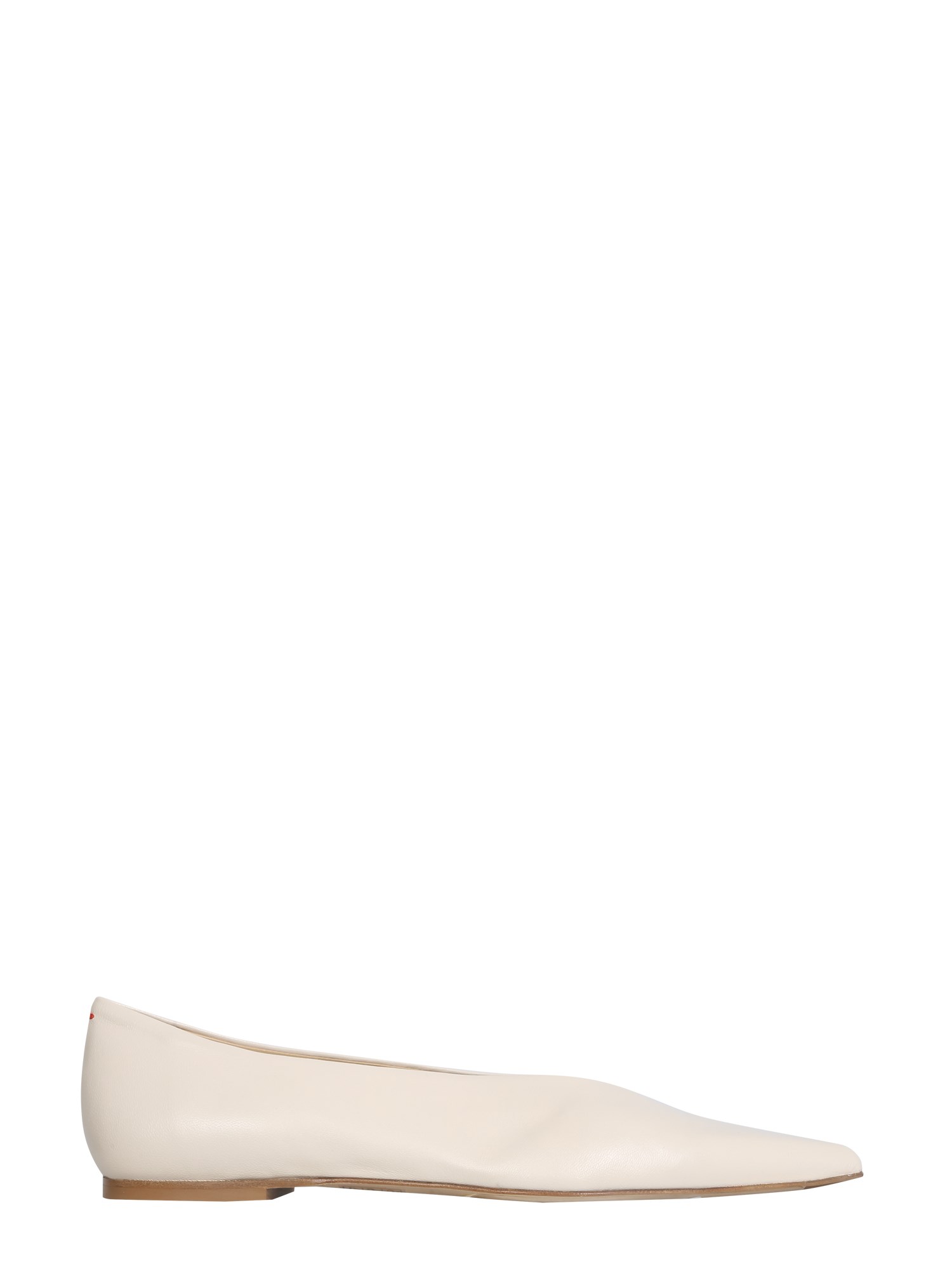 aeyde pink ballerinas