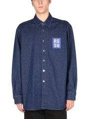 RAF SIMONS - GIACCA CAMICIA STRAIGHT FIT 
