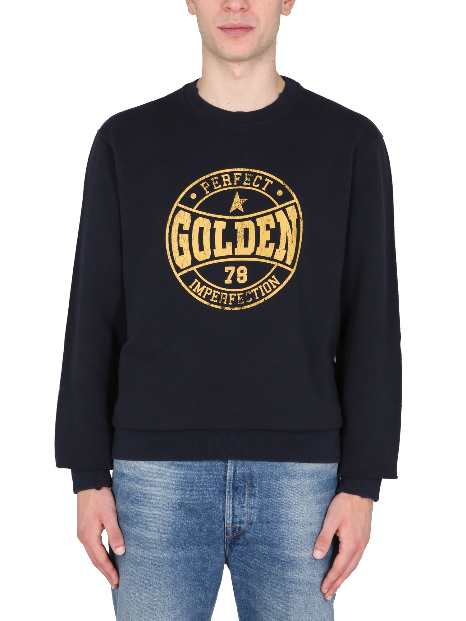 golden goose deluxe brand crew neck sweatshirt