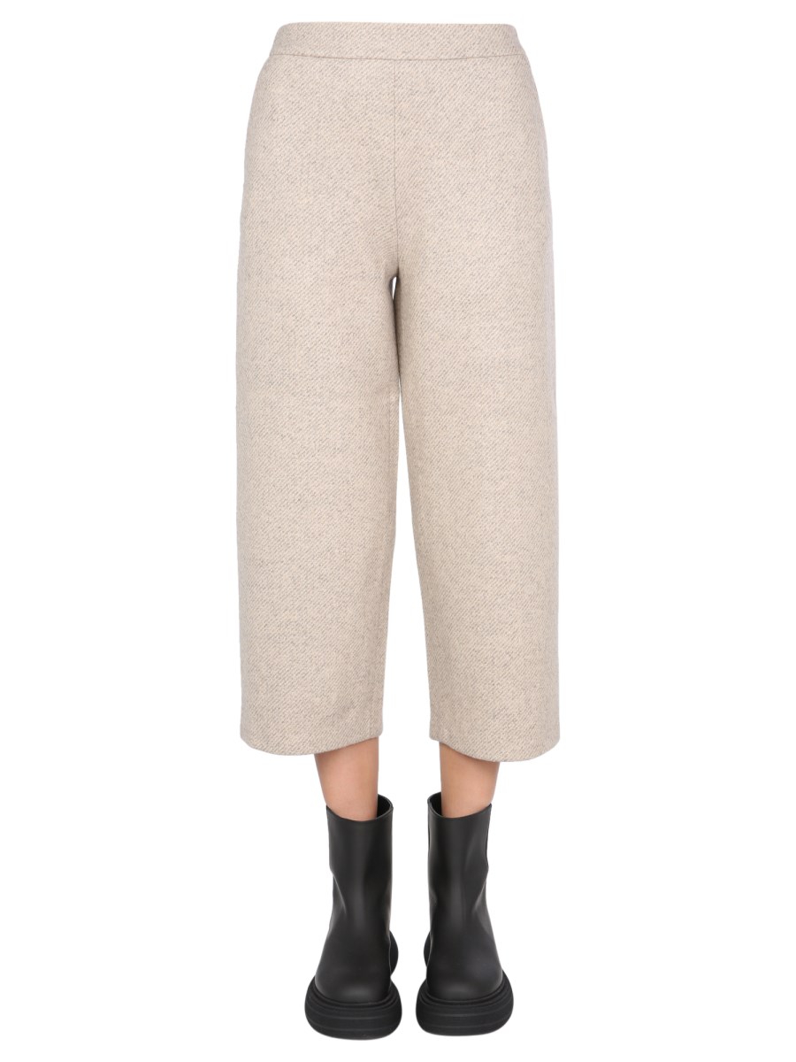 FABIANA FILIPPI PANTALONE CROPPED IN TWEED DI LANA SETA E CASHMERE